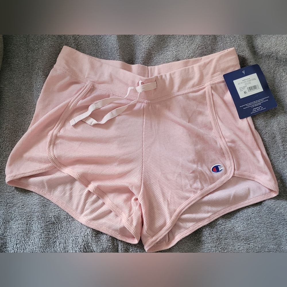 Champion Light Pink Sports Shorts